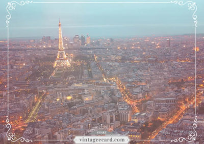 vintage-ecard-work-picture-paris-evening